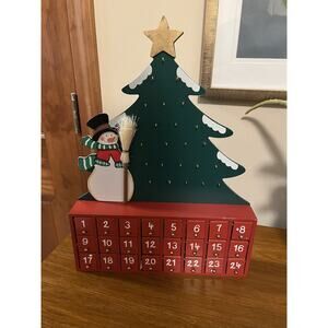 Snowman Christmas Tree Advent Calendar